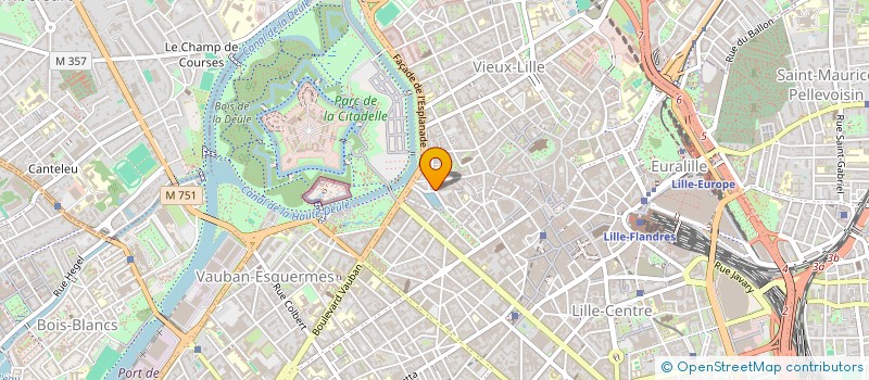 localisation de l'entreprise MADAME CAROLINE PELTIER à LILLE