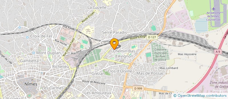 localisation de l'entreprise MADAME CAROLINE PELTIER  NIMES