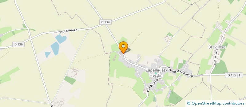 localisation de l'entreprise MADAME CAROLINE PELTIER à CAPELLE-LES-HESDIN