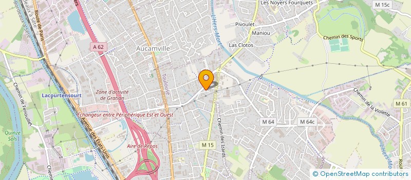 localisation de l'entreprise MADAME CAROLINE PELTIER à TOULOUSE