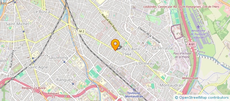 localisation de l'entreprise MADAME CAROLINE PENCHENAT à TOULOUSE