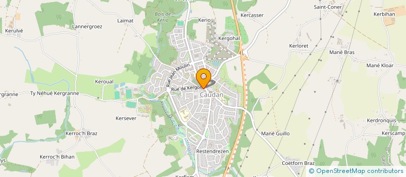 localisation de l'entreprise MADAME CAROLINE PEPION  CAUDAN