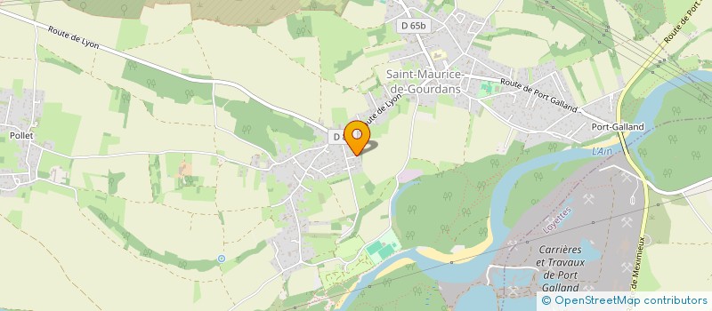 localisation de l'entreprise MADAME CAROLINE PERDRIX  SAINT-MAURICE-DE-GOURDANS