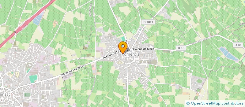 localisation de l'entreprise MADAME CAROLINE PEREZ  POMEROLS