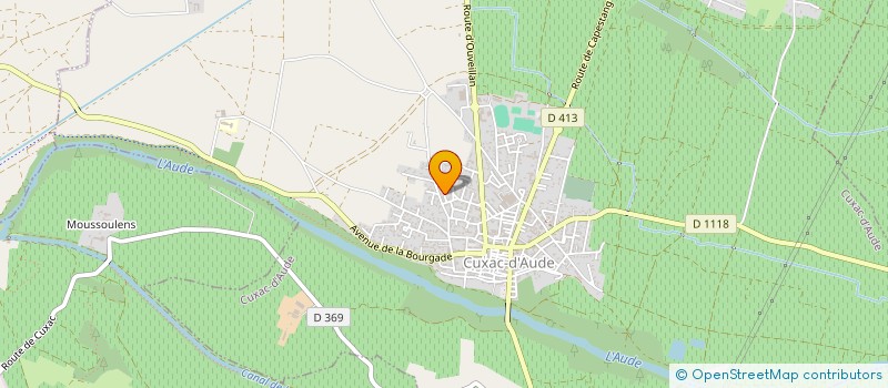 localisation de l'entreprise MADAME CAROLINE PEREZ  CUXAC-D'AUDE