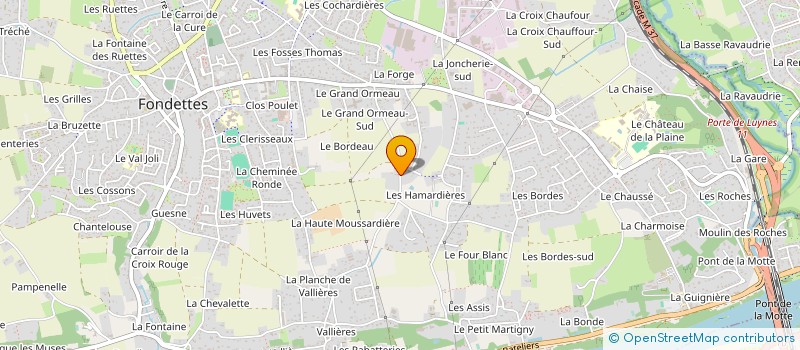 localisation de l'entreprise MADAME CAROLINE PERIER  FONDETTES