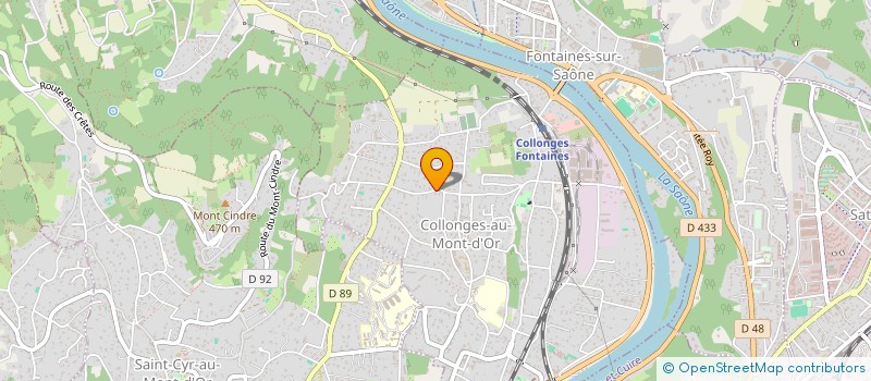 localisation de l'entreprise MADAME CAROLINE PERRIER  COLLONGES AU MONT D'OR