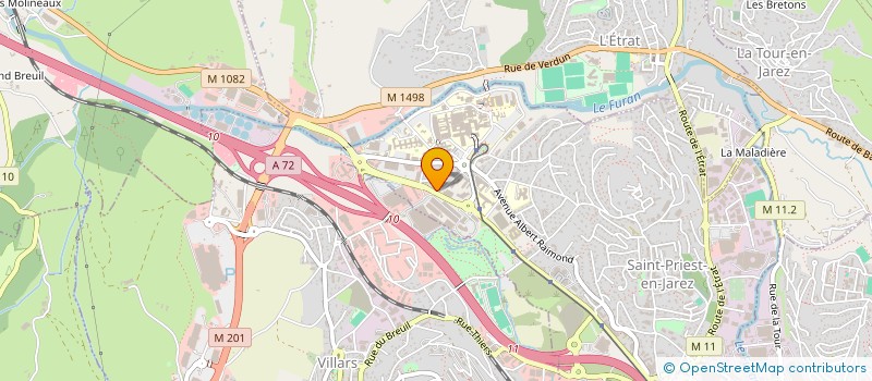 localisation de l'entreprise MADAME CAROLINE PERRIN  SAINT-PRIEST-EN-JAREZ