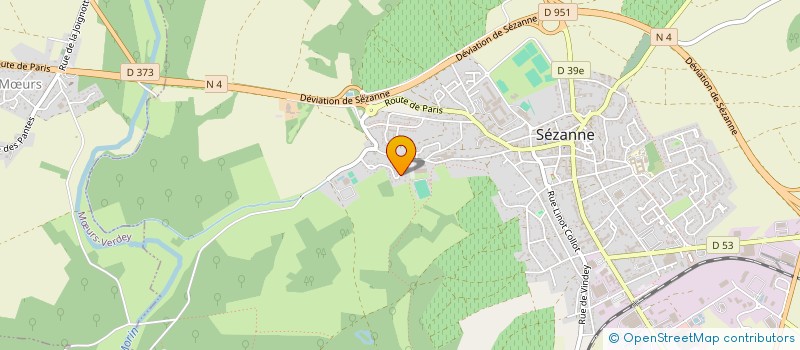 localisation de l'entreprise MADAME CAROLINE PERRIN  SEZANNE