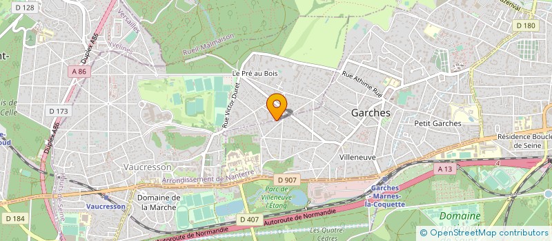 localisation de l'entreprise MADAME CAROLINE PERUCCIO à GARCHES
