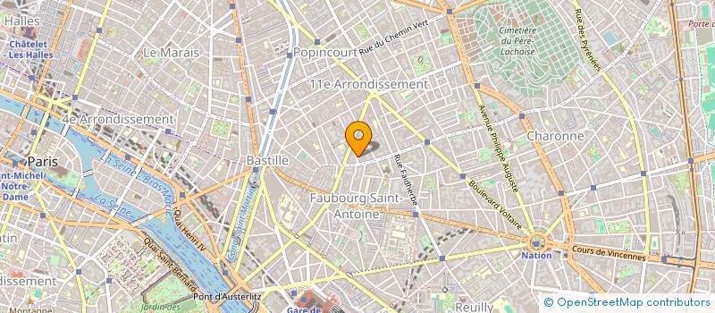 localisation de l'entreprise MADAME CAROLINE PESSEGUE  PARIS