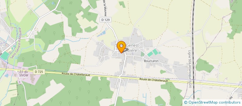 localisation de l'entreprise MADAME CAROLINE PESSY  SAINT-GENEST-D'AMBIERE