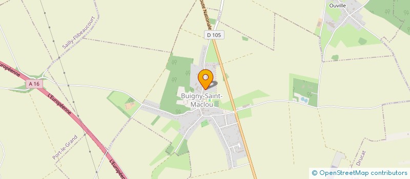 localisation de l'entreprise MADAME CAROLINE PETIT  BUIGNY-SAINT-MACLOU