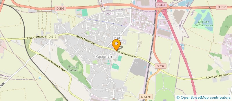 localisation de l'entreprise MADAME CAROLINE PETIT  PUSIGNAN