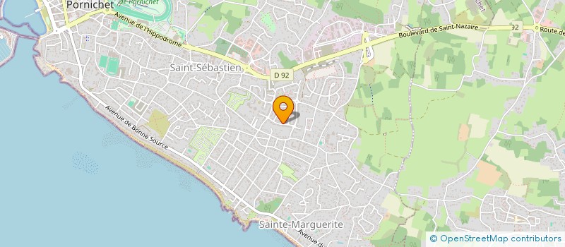 localisation de l'entreprise MADAME CAROLINE PETOT  PORNICHET