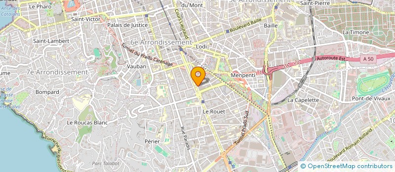 localisation de l'entreprise MADAME CAROLINE PETRONI  MARSEILLE