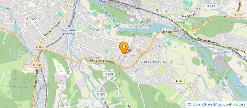 localisation de l'entreprise MADAME CAROLINE PETUS  GELOS