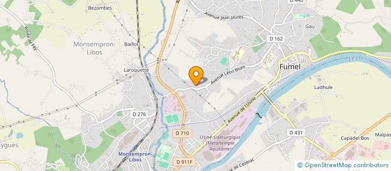 localisation de l'entreprise MADAME CAROLINE PFEIFFER  FUMEL