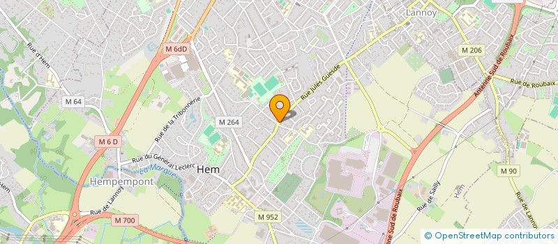 localisation de l'entreprise MADAME CAROLINE PHAM  HEM