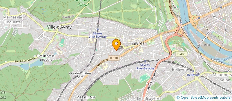 localisation de l'entreprise MADAME CAROLINE PICARD à SEVRES