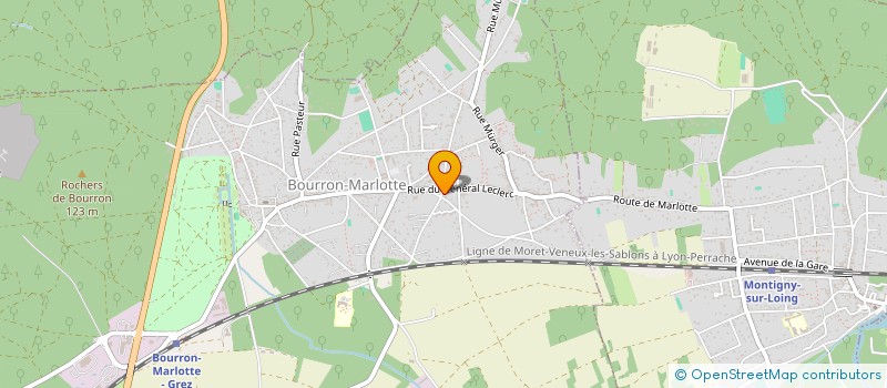 localisation de l'entreprise MADAME CAROLINE PICARD à BOURRON-MARLOTTE
