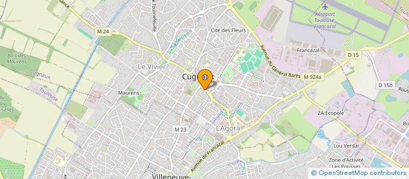 localisation de l'entreprise MADAME CAROLINE PICHOUTOU  CUGNAUX