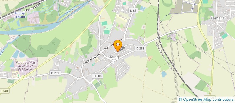 localisation de l'entreprise MADAME CAROLINE PIECHOWIAK  MAING