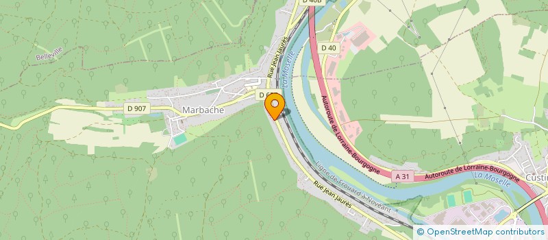 localisation de l'entreprise MADAME CAROLINE PIERCY  MARBACHE