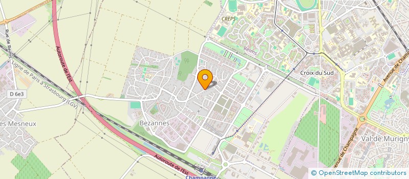 localisation de l'entreprise MADAME CAROLINE PIERRAT  BEZANNES