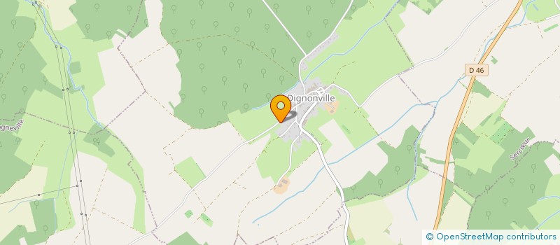 localisation de l'entreprise MADAME CAROLINE PIERRE  DIGNONVILLE