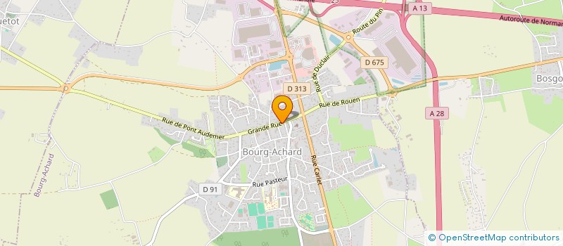 localisation de l'entreprise MADAME CAROLINE PIERRELEE  BOURG-ACHARD