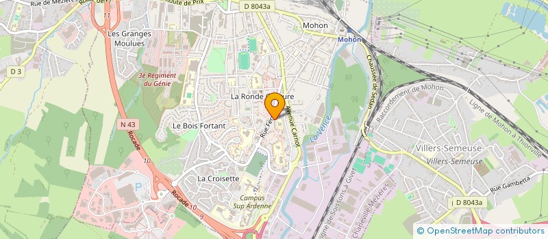 localisation de l'entreprise MADAME CAROLINE PIERRET à CHARLEVILLE-MEZIERES