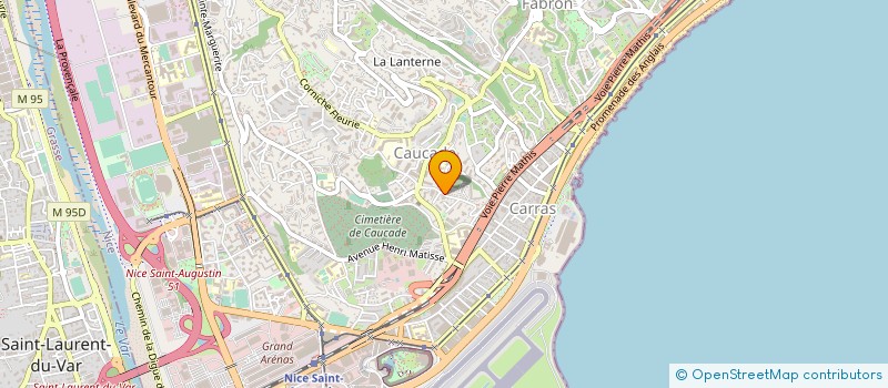 localisation de l'entreprise MADAME CAROLINE PIERSON à NICE
