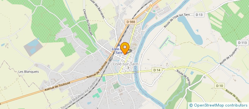 localisation de l'entreprise MADAME CAROLINE PILLET à LISLE-SUR-TARN