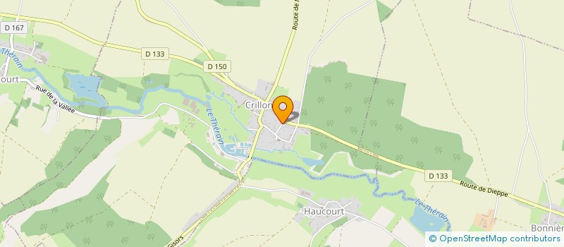 localisation de l'entreprise MADAME CAROLINE PILOQUET  CRILLON