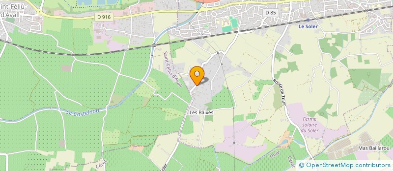 localisation de l'entreprise MADAME CAROLINE PIMENTEL  LE SOLER