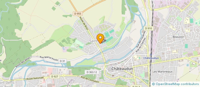 localisation de l'entreprise MADAME CAROLINE PINEAU à CHATEAUDUN