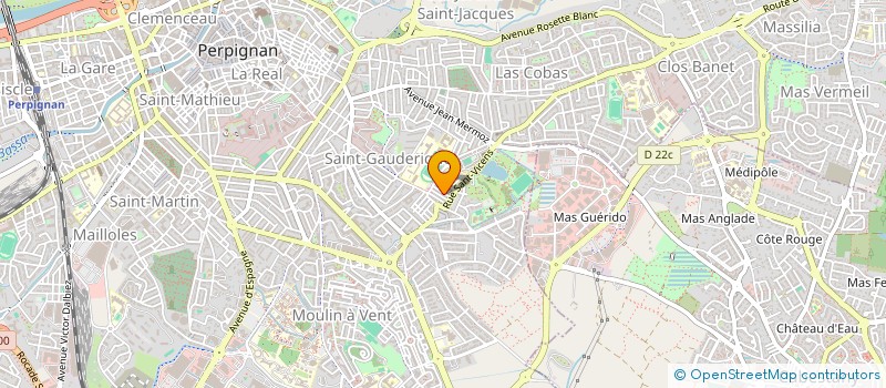 localisation de l'entreprise MADAME CAROLINE PINERO SOTO à PERPIGNAN