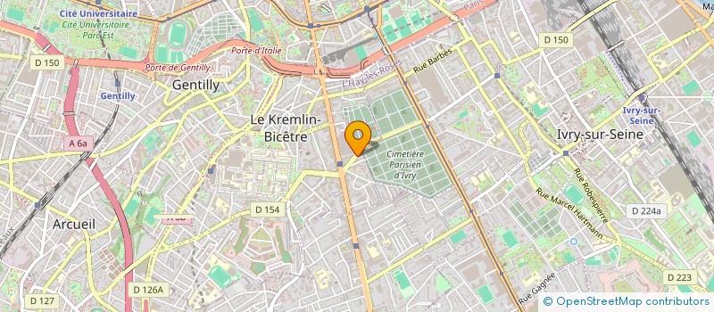 localisation de l'entreprise MADAME CAROLINE PIOCHON à LE KREMLIN-BICETRE