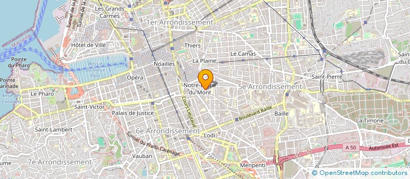 localisation de l'entreprise MADAME CAROLINE PIQUET à MARSEILLE