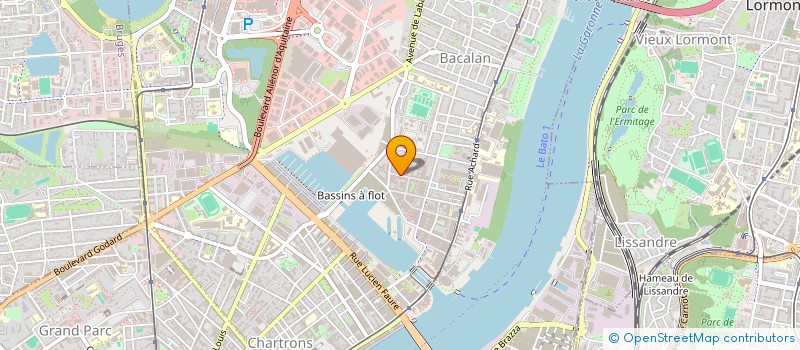 localisation de l'entreprise MADAME CAROLINE PIRAME  BORDEAUX