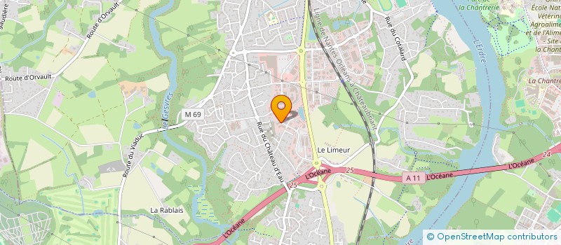 localisation de l'entreprise MADAME CAROLINE PIRAUD à LA CHAPELLE-SUR-ERDRE