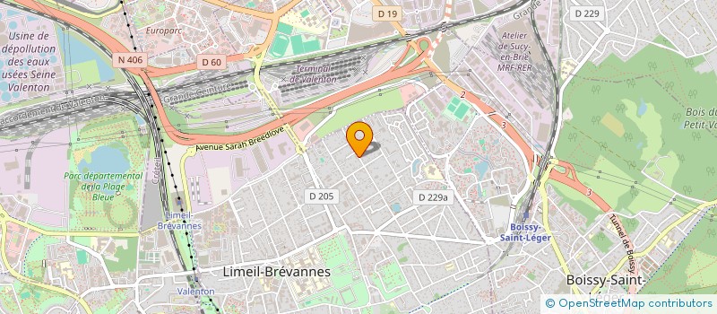 localisation de l'entreprise MADAME CAROLINE PITIN à LIMEIL-BREVANNES