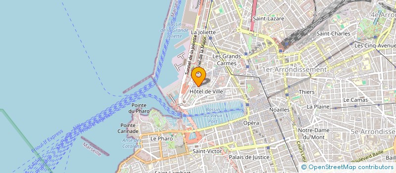 localisation de l'entreprise MADAME CAROLINE PLANCOULAINE à MARSEILLE
