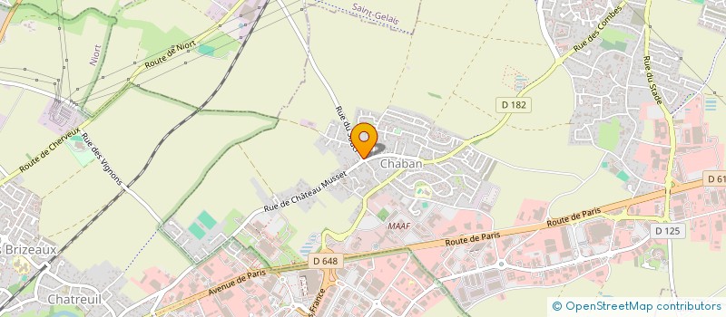 localisation de l'entreprise MADAME CAROLINE PLESSIS  VOUILLE