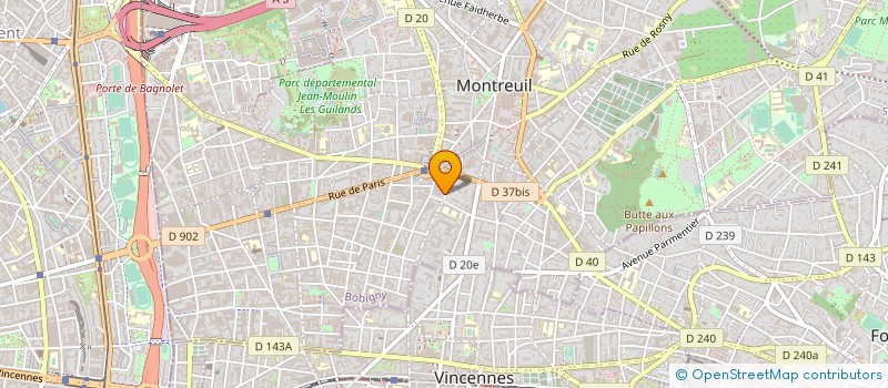 localisation de l'entreprise MADAME CAROLINE PLOU à MONTREUIL