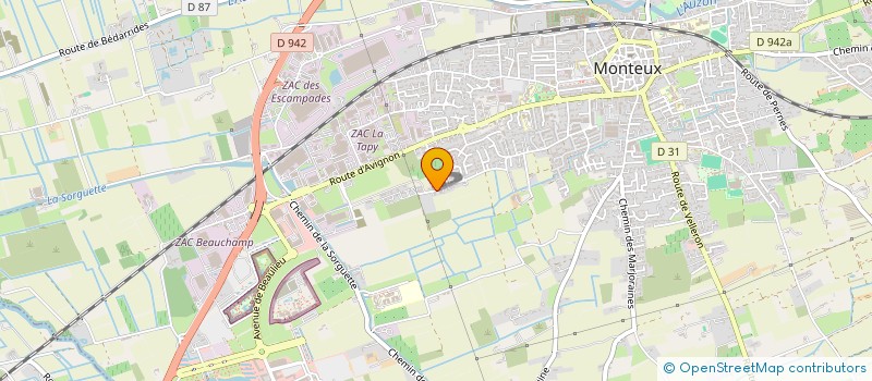 localisation de l'entreprise MADAME CAROLINE POGGIOLI  MONTEUX