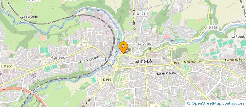 localisation de l'entreprise MADAME CAROLINE POITEVIN  SAINT-LO