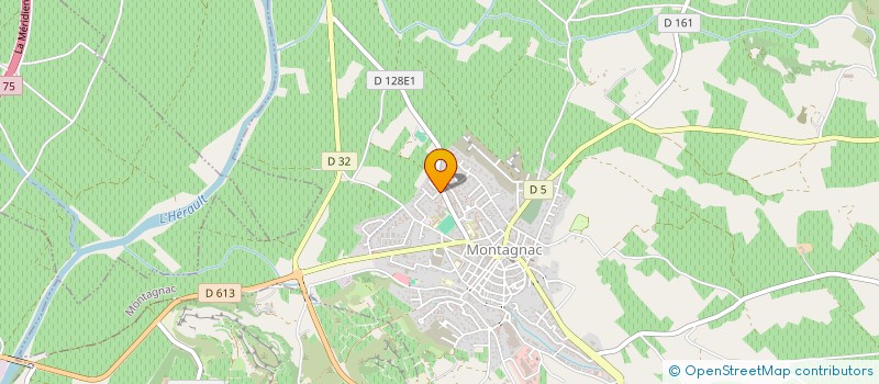 localisation de l'entreprise MADAME CAROLINE POITRINEAU à MONTAGNAC