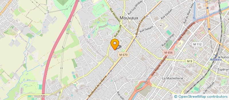 localisation de l'entreprise MADAME CAROLINE POLARD  MOUVAUX